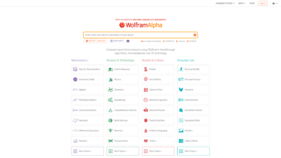 WolframAlpha