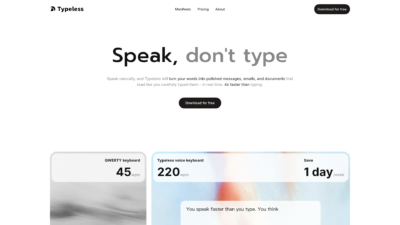 Typeless