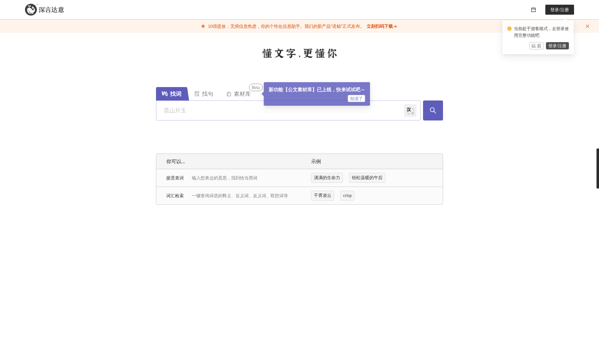 深言达意